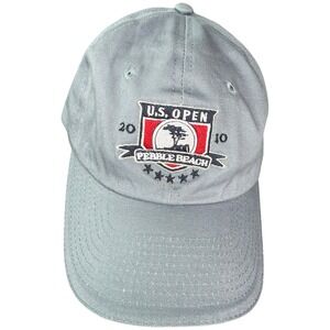 2010 US Open Pebble Beach USGA Member Golf Hat Strapback Gray Cap